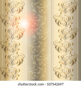 abstract vector background with a geometrical ornament