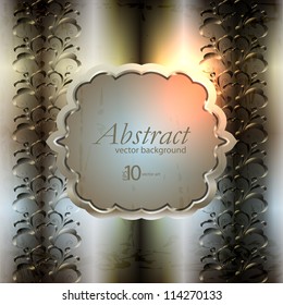 abstract vector background with a geometrical ornament