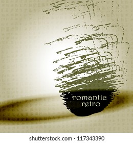 abstract vector background with a geometrical ornament