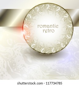 abstract vector background with a geometrical ornament