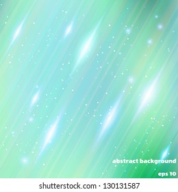 Abstract vector background. Glow, stars and sparks