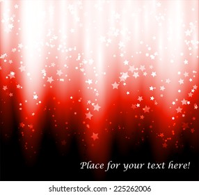 Abstract vector background. Glow, strips and sparks.