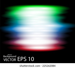 Abstract vector background. Glow, strips and sparks.
