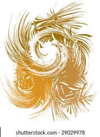 abstract vector background in gold colors