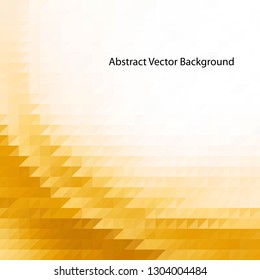 abstract vector background.  gold geometric design. polygonal style.  sample your text 