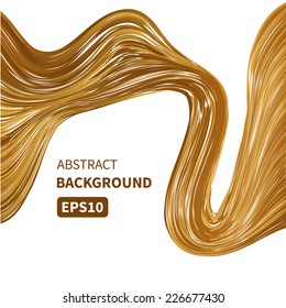 Abstract vector background with gold shiny wave EPS10