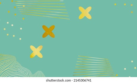 abstract vector background with golden strokes