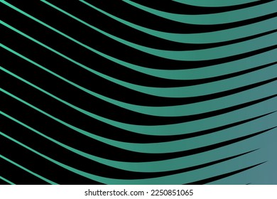 Abstract vector background in gradient colors with lines of irregular shape