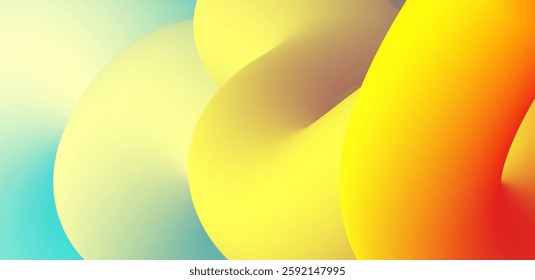 Abstract Vector Background with Gradient Line Pattern