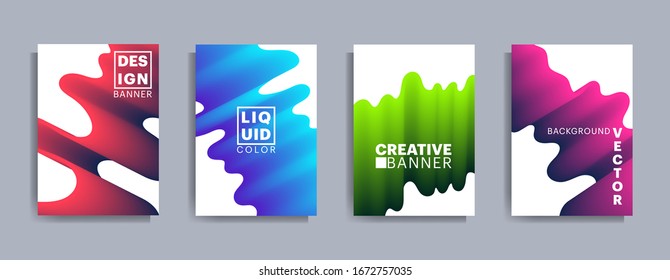 Abstract vector background. Gradient shapes composition. Futuristic design. Vibrant trendy texture, with blending colors. Vector Illustration. Eps10 