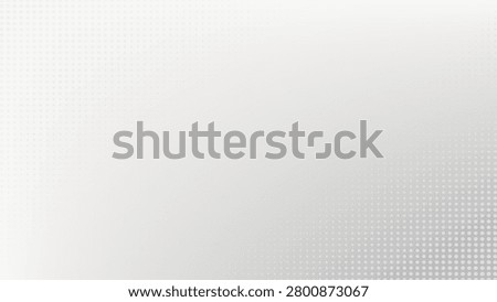 Abstract vector background with a gradient of white and gray tones, featuring a halftone dot pattern on the right side.