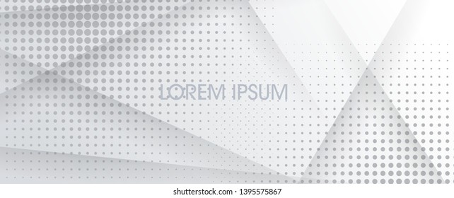 Abstract vector background from gray geometric shapes.