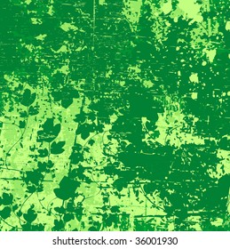 Abstract vector background in green