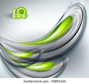 Abstract vector background green