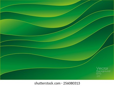 Abstract vector background, green color.