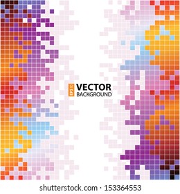 Abstract vector background with green paper layers. RGB EPS 10 vector background