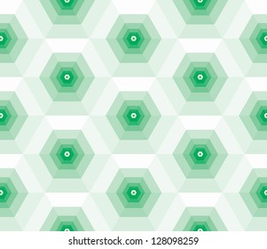 Abstract vector background of green pyramids.