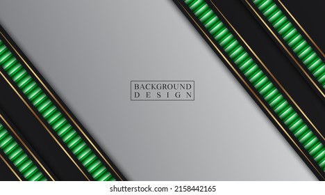 fondo vectorial abstracto, con banda verde