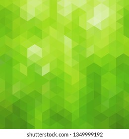 abstract vector background. green triangle design