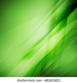 Abstract vector background. Green background for wallpaper, flyer, poster, banner templates