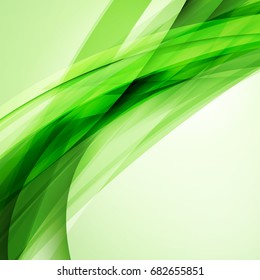 Abstract vector background. Green background for wallpaper, flyer, poster, banner templates