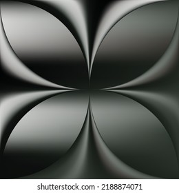 Abstract vector background in grey, green metallic colors. Imitation of old metal. Decor element. Design template for backdrop, cover, wallpaper, packaging, texture, presentations.
