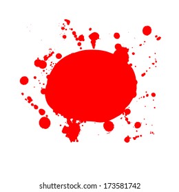 Abstract vector background. Grunge artistic paint banner