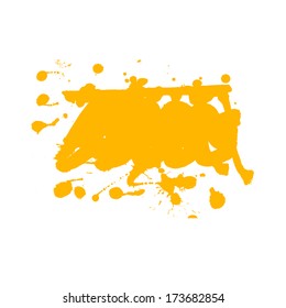 Abstract vector background. Grunge artistic paint banner