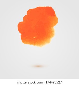 Abstract vector background. Grunge artistic paint banner