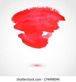 Abstract vector background. Grunge artistic paint banner