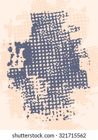 Abstract vector background. Grunge composition of irregular geometric shapes.