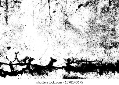 Abstract vector background. Grunge detailed texture, cracked old wall. Overlay it over any design to create grungy effect. For posters, banners, retro and urban designs.