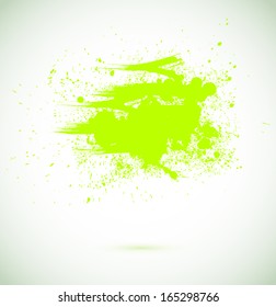 Abstract vector background. Grunge paint banner