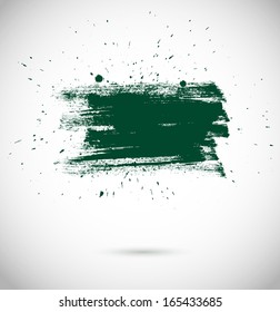 Abstract vector background. Grunge paint banner