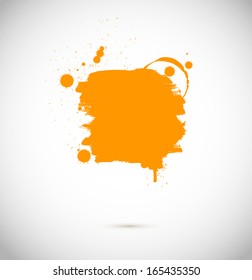 Abstract vector background. Grunge paint banner