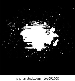 Abstract vector background. Grunge paint banner