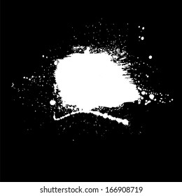 Abstract vector background. Grunge paint banner