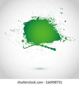 Abstract vector background. Grunge paint banner