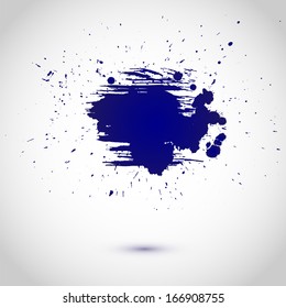 Abstract vector background. Grunge paint banner