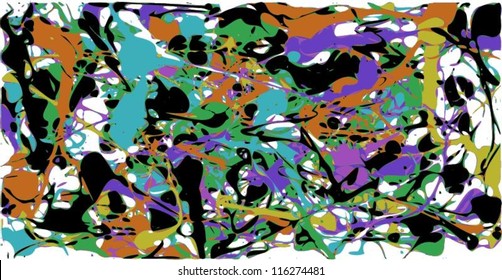 Abstract vector background in  grunge style