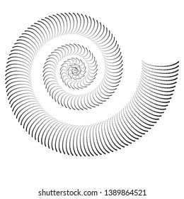 Abstract vector background with halftone dots circle. Creative geometric pattern 