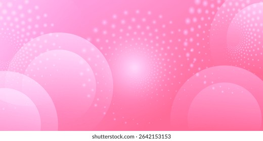 Abstract vector background with halftone dots circle. Creative geometric pattern 