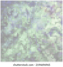 Abstract vector background with halftone effect. Glitched texture for your design.
