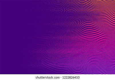 Abstract vector background  Halftone gradient gradation  Vibrant  trendy texture  and blending colors 