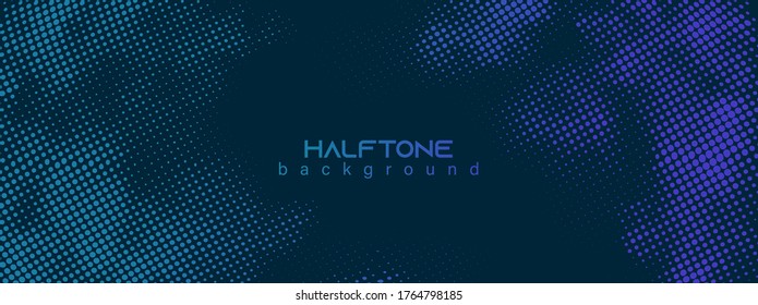 Abstract vector background. Halftone gradient gradation. Vibrant flowing texture. Smoke effect. Retro design.