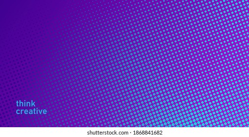 Abstract vector background. Halftone gradient gradation. Vibrant texture.