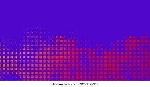 Abstract Vector Background. Halftone Gradient Gradation. Vibrant Texture. Smoke Effect. Retro Design.