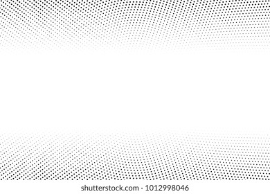 Abstract vector background. Halftone modern graphic template. Black and white Dotted texture.