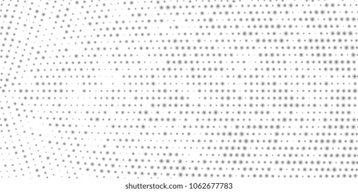 Abstract vector background. Halftone modern graphic template. Black and white Dotted texture.