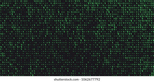 Abstract vector background. Halftone modern graphic template. Black and green digital backdrop.